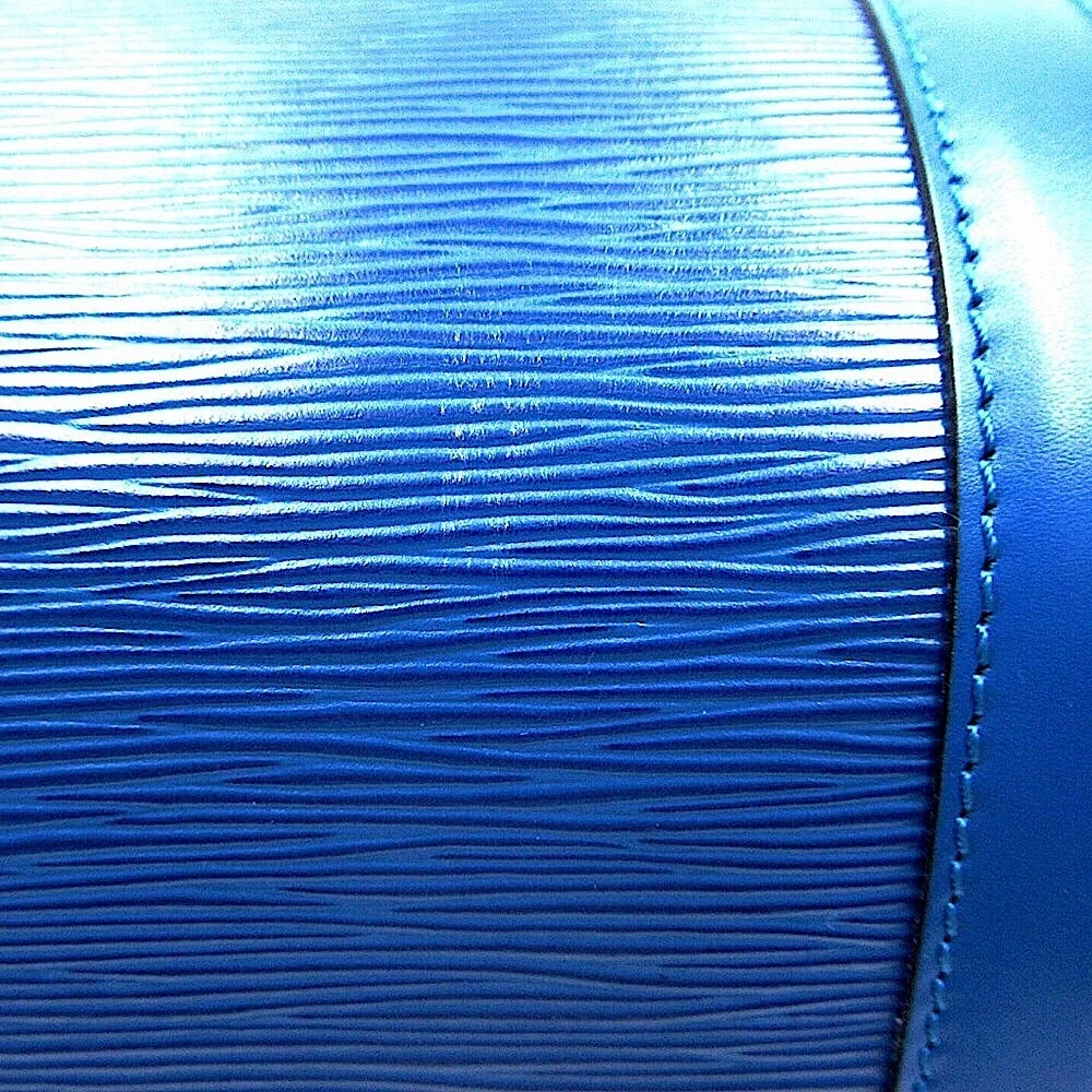 LOUIS VUITTON Blue Epi Leather Keepall 60 Boston Travel Duffel Bag SP0915 LV60